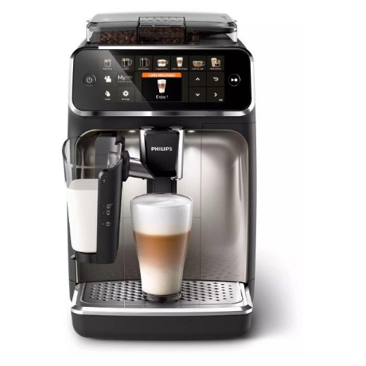 Picture of Philips Fully Automatic Espresso Machines, 12 Grinder Settings,1500W, 1.8L, EP5447/90 - Black